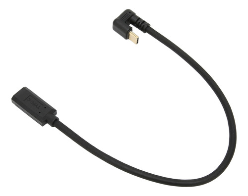 Cable De Extensión Usb C De 0,3 M/0,98 Pies, 10 Gbps, Ángulo