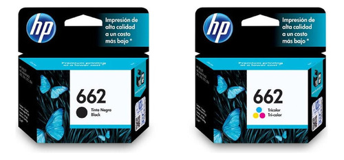 Combo Hp 662 De Cartuchos De Tinta (negro + Tri-color)