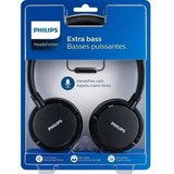 Fone Com Microfone Extra Bass Philips Shl5005 Preto