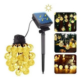 Navidad Luces Solares Serie 200led Decorativo 22m