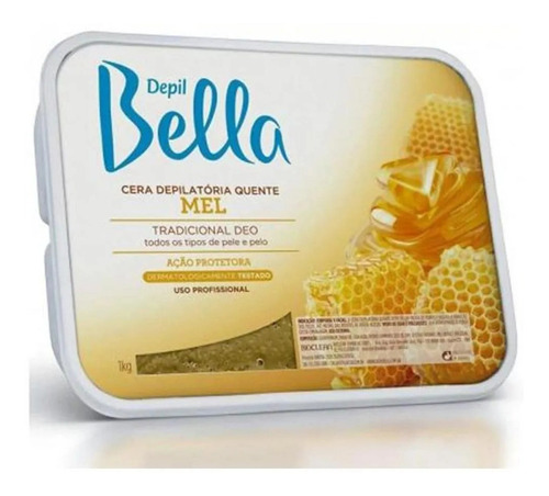 Kit De 6 Kg Cera Depilatória  Mel Depil Bella