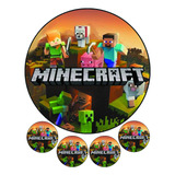 Transfer Minecraft Para Gelatina Tinta Comestible Gelapaleta