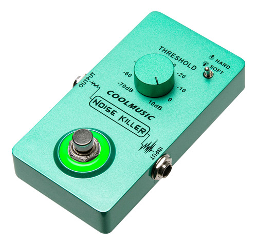 Pedal De Efectos Gate Noise Foot True Para Guitarra Pedal Ki