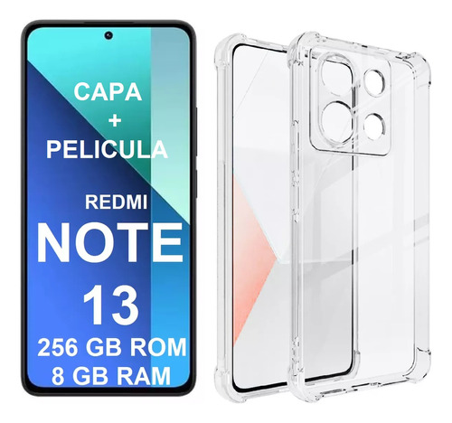 Xiaomi Redmi Note 13 256gb 8gb Global Capa +pelicula  Nota F