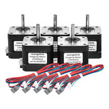 5x Nema 17 Motor Paso A Paso 1.8 Alto Torque Impresora 3d