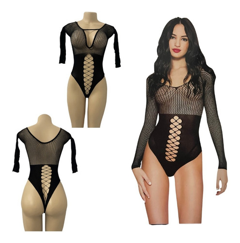 Traje Malla Sexy Lencería Erótica Talla Estándar (pack 2)