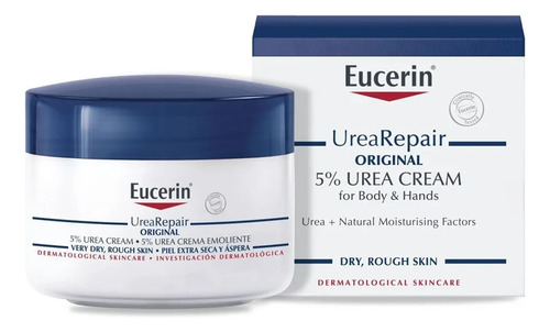  Eucerin Urearepair Urea 5% Crema Piel Seca Y Aspera 75ml