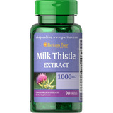 Milk Thistle Silimarina Extract 1000mg 90 Caps - Puritan Pride