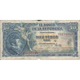 Colombia 10 Pesos Oro 2 Enero 1961