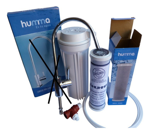 Kit Purificador Agua Bajo Mesada Humma Matrikx Sin Canilla