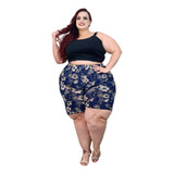 Kit 4 Bermudas Plus Size Liganete Para Senhoras Modernas