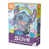 Rompecabezas Terciopelo 100 Piezas Stitch Novelty