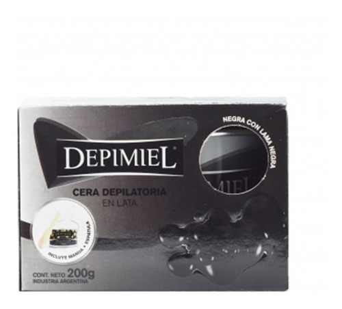 Cera Depilatoria En Lata Negra Depimiel Profesional X 200 