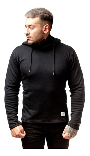 Buzo Barbijo Canguro Capucha Slim Fit Hoodie Sudadera A29