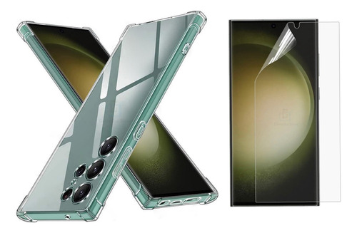 Carcasa Transparente Para Samsung S24 Ultra + Lamina