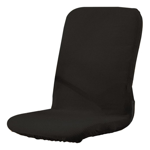 A Protector De Asiento De Silla De Escritorio Suave Negro