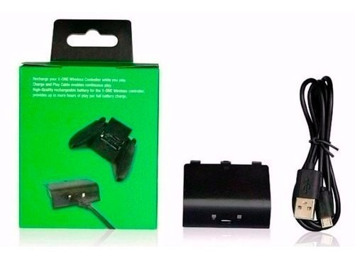 Bateria Carregador Xbox One Cabo Recarregável P/ Controle