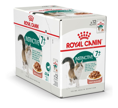 Pouch Royal Canin Gato Instictive 7+ 85gr - Caja X 12 Unid.