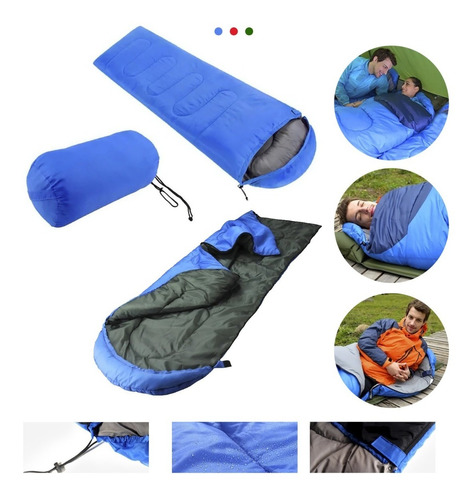 Pack 2 Saco De Dormir Ultra Liviano Y Compacto +5° / Forcecl