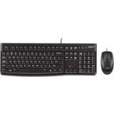 Kit Logitech Teclado & Mouse  Mk120 Con Cable