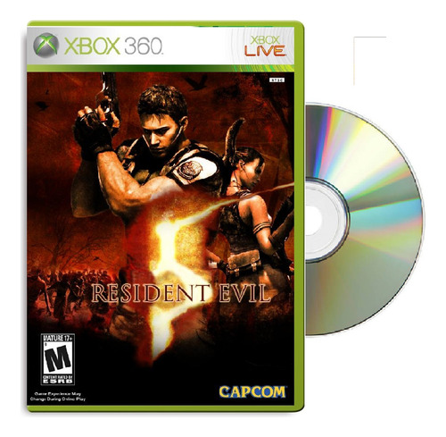 Resident Evil 5 Xbox 360 Físico Standard Edition Original 