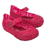 Ballerina Mini Melissa Campana Papel Brillo Rojo/plata