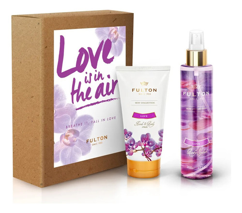 Estuche Fulton Love Body Splash + Crema