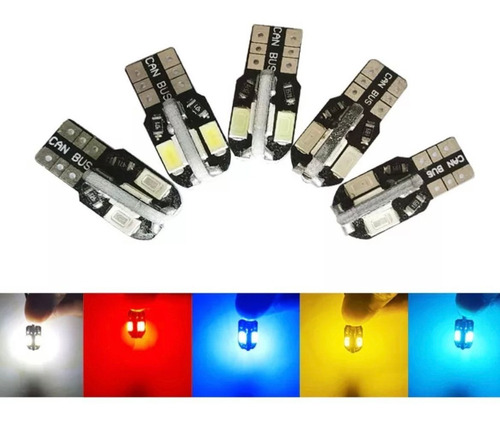 Par Focos De Pellizco 8 Led Canbus Alta Intensidad 12v