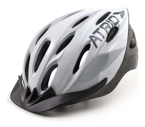 Capacete Mtb 2.0 Branco E Cinza Atrio 