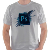 Camiseta Adobe Photoshop Cc Logo Software Camisa Blusa