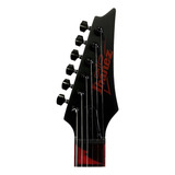 Guitarra Elétrica Ibanez Rg Gio Grg131dx De  Choupo Black Flat Com Diapasão De Amaranto