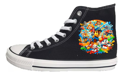 Zapatillas Caña Paw Patrol #3 Regalo Navidad Cumpleaños