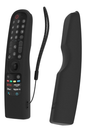 Capa De Silicone Sikai Para LG Magic Remote An-mr21gc (preta