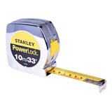 Trena De Bolso Powerlock Caixa Metálica 10m 33-463s Stanley