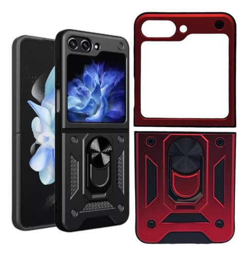 Funda Armor Alto Impacto Ring Para Samsung Galaxy Z Flip 5 