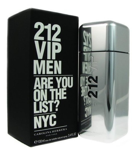 Edt 3.4 Onzas 212 Vip Por Carolina Herrera Para Hombre En