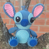 Stitch Tejido Al Crochet. Stitch Amigurumi. 15 Cm