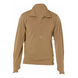 Camiseta Térmica Polar Grillado Nivel 2 Quarter Zip Coyote