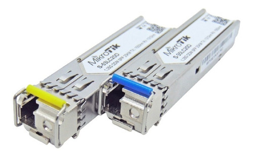 Par Modulos Sfp Gbic Mikrotik S-3553lc20d-1.25g (20km)