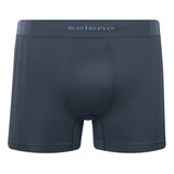 Cueca Boxer Microfibra Sem Costura Selene Chumbo - 11070