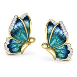 Aretes Pendientes Mariposa Niña Joyas