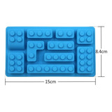 Molde Silicona Bloques De Lego Roblox Multiusos Repostería