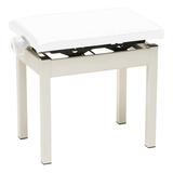 Korg Pc300 Banqueta Taburete Para Piano Altura Ajustable Color Blanco