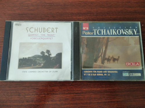  Pack Cds  Schubert  Y Tchaikovsky