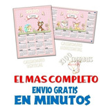 Calendario Imprimible Souvenir Bosque Encantado Romantico