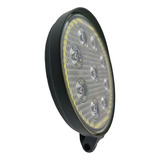 Faro Redondo 27w 9leds Ambar 11m Diametro Iael Ial-27ran