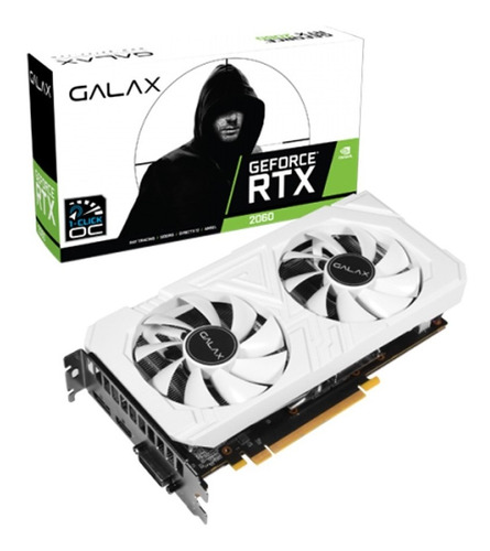 Placa De Vídeo Nvidia Galax Ex White Geforce Rtx 2060 6gb