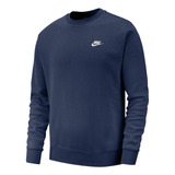 Polerón Nike Club Fleece Hombre Azul