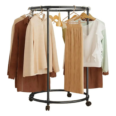Ocebeec Percheros Organizadores De Ropa 360° Girator Closet Rack Negro | Envío gratis