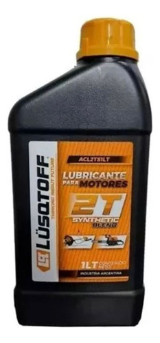 Aceite 2t Sintetico Lusqtoff 1lts Motosierra Desmalezadora 